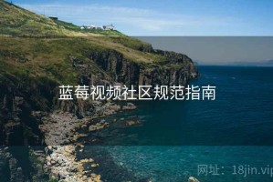 蓝莓视频社区规范指南