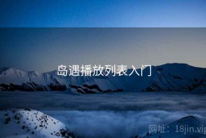 岛遇播放列表入门