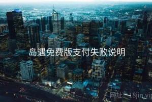 岛遇免费版支付失败说明