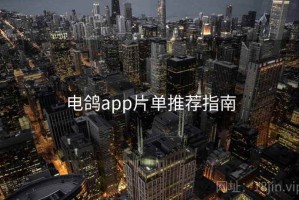 电鸽app片单推荐指南