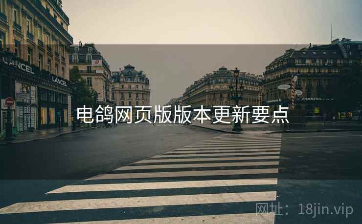 电鸽网页版版本更新要点