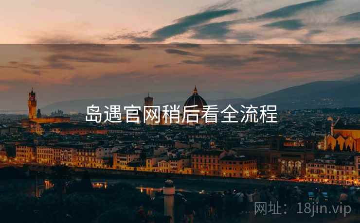 岛遇官网稍后看全流程