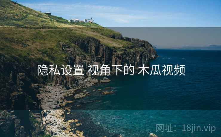 隐私设置 视角下的 木瓜视频