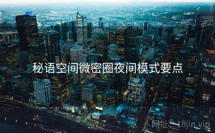 秘语空间微密圈夜间模式要点