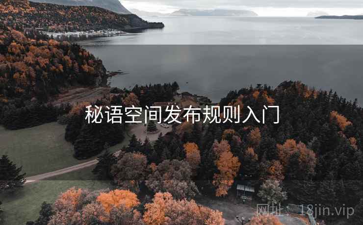 秘语空间发布规则入门