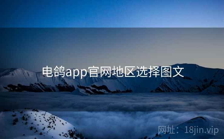 电鸽app官网地区选择图文
